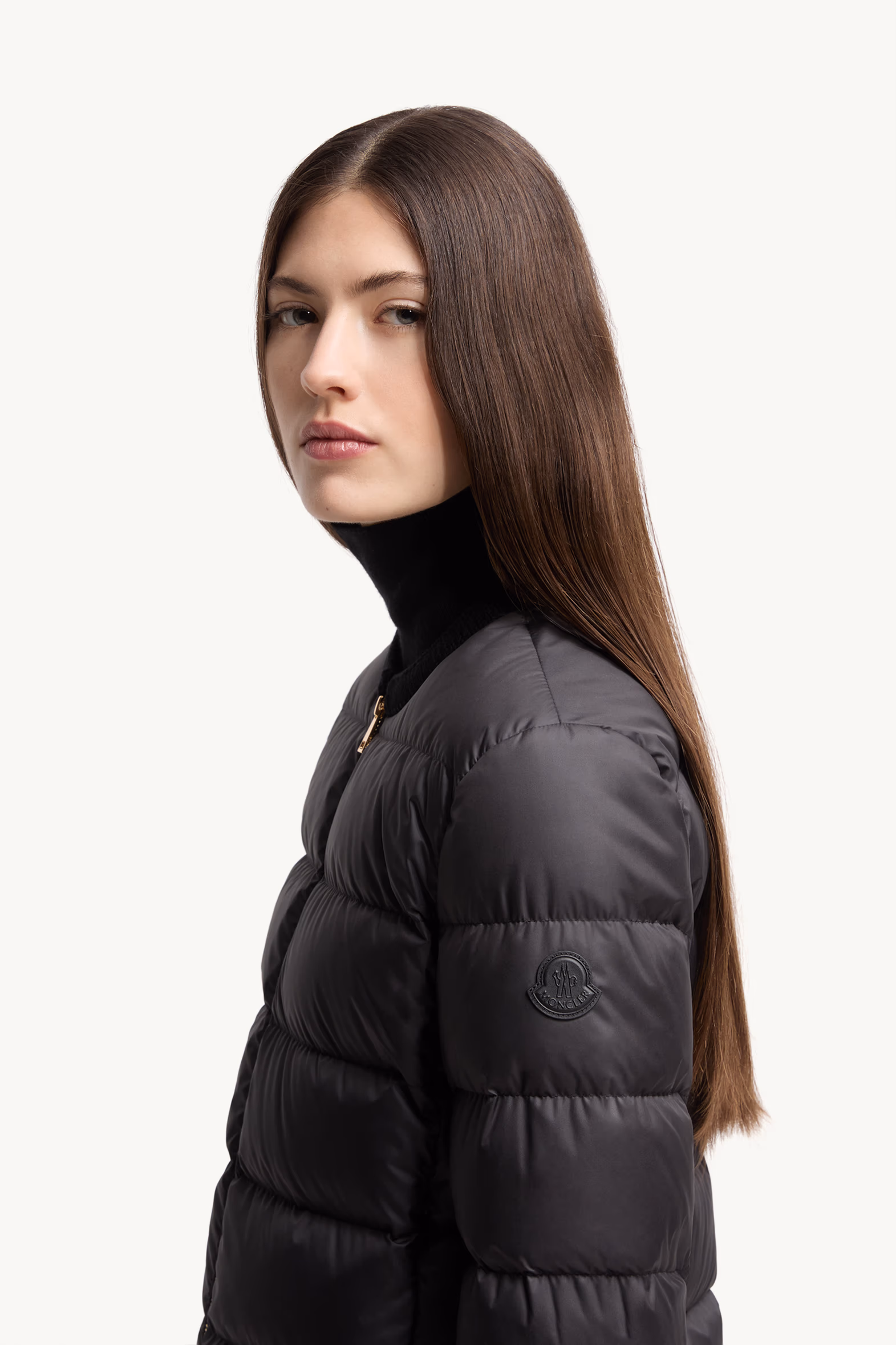 Doudoune courte à bords en laine Mauvezin Femmes Noir Moncler 4